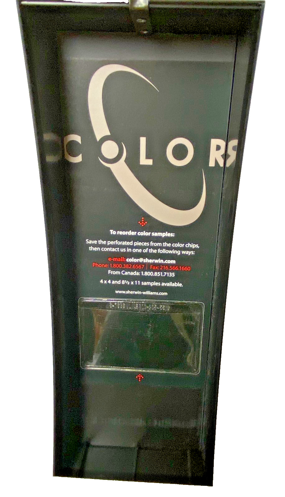 Sherwin Williams Complete Color Swatch Kit Handle Carrying Case Indexes Fan Deck