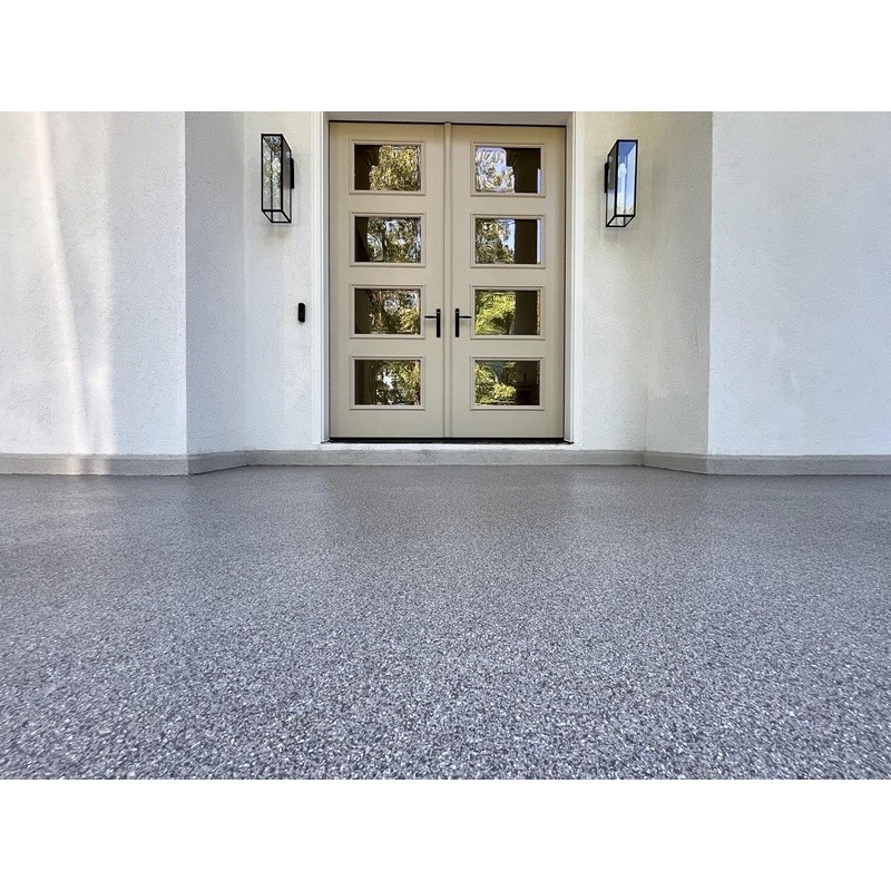 Decorative Chip Flakes Flooring Solution Garage Basement Showroom Easy Durable