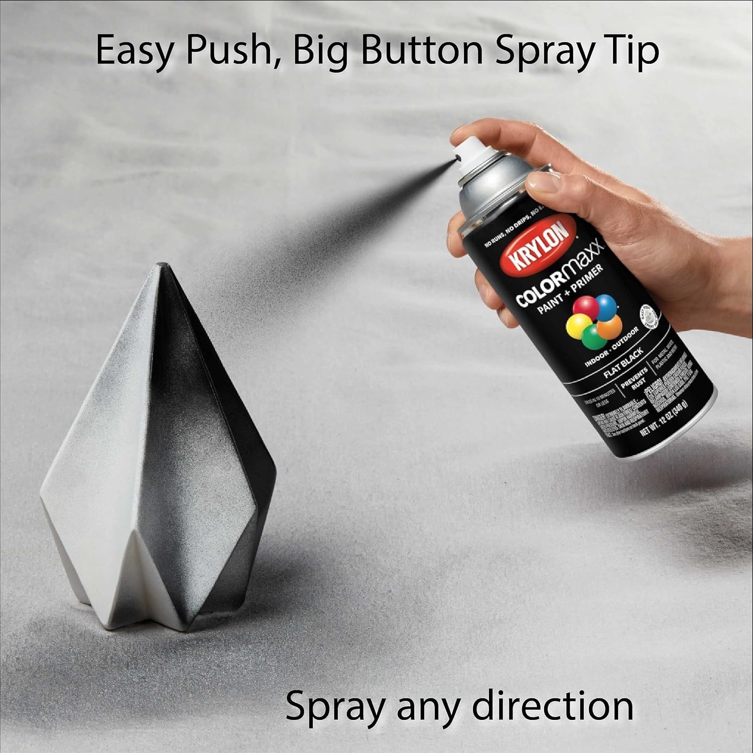 ColorMaxx 12 Oz. Satin Spray Paint, Italian Olive – 1 Each