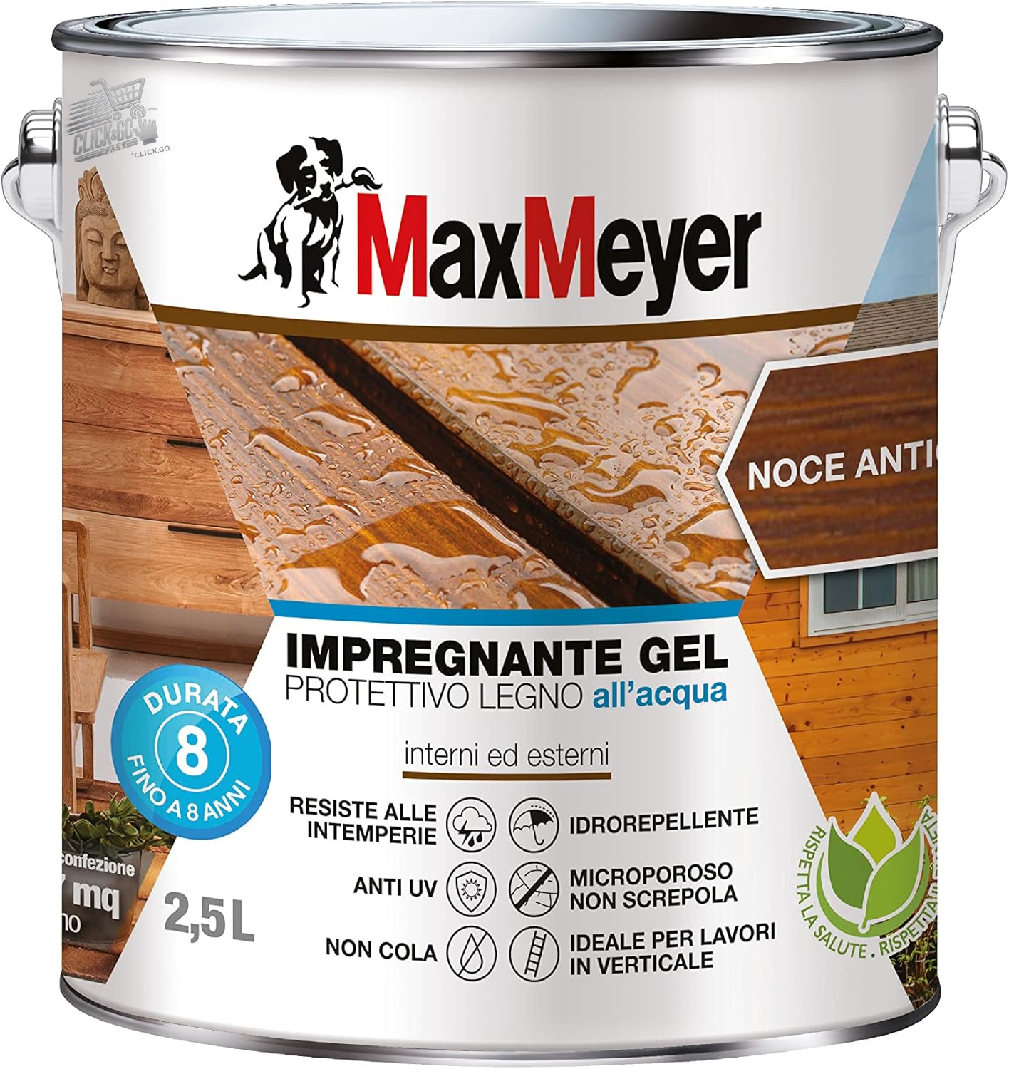 ANTIQUE WALNUT WATER GEL IMPREGNATOR 2.5L WOOD EXTERIOR PROTECTIVE INTERIOR