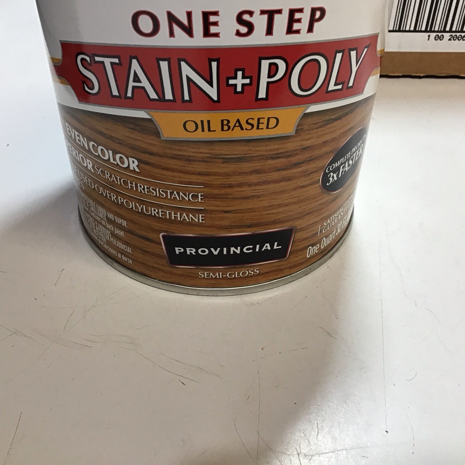 2 Cans Varathane One Step Stain + Poly Provincial Semi Gloss 32oz Ea.