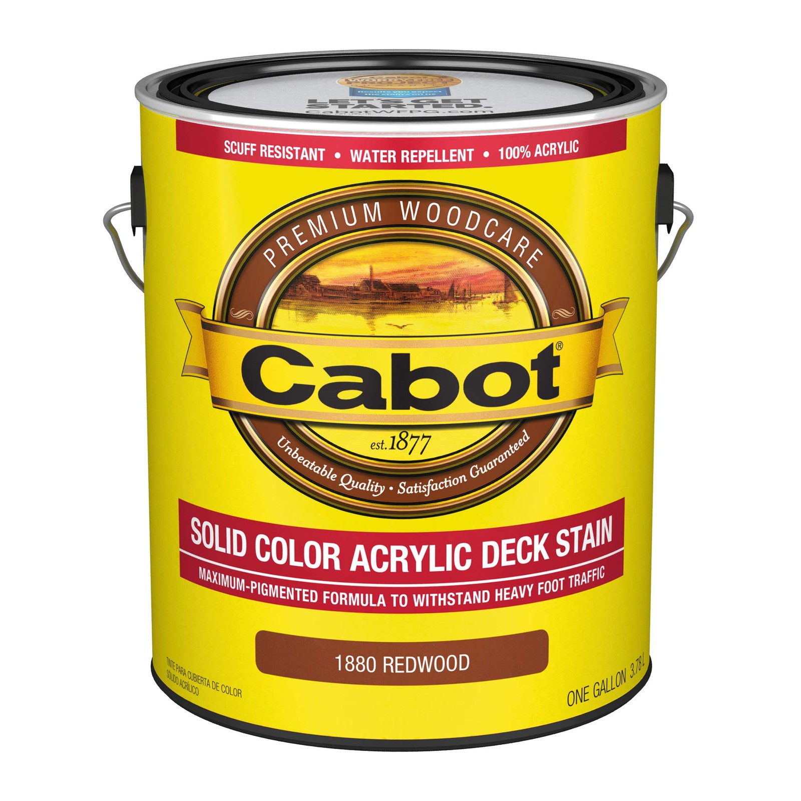140.0001880.007 Solid Color Decking Stain Redwood