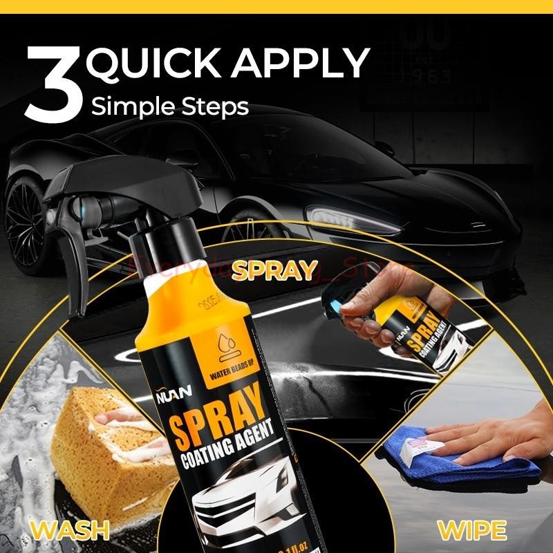 300ML Set Nuan Car Coating Spray |Protection Quick Car Wax Polish Fast Shipping