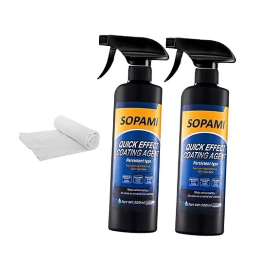 Ceramic Paint Sealant, Car Coating Spray Maximum Gloss 16.91 Fl Oz (Pack of 2)