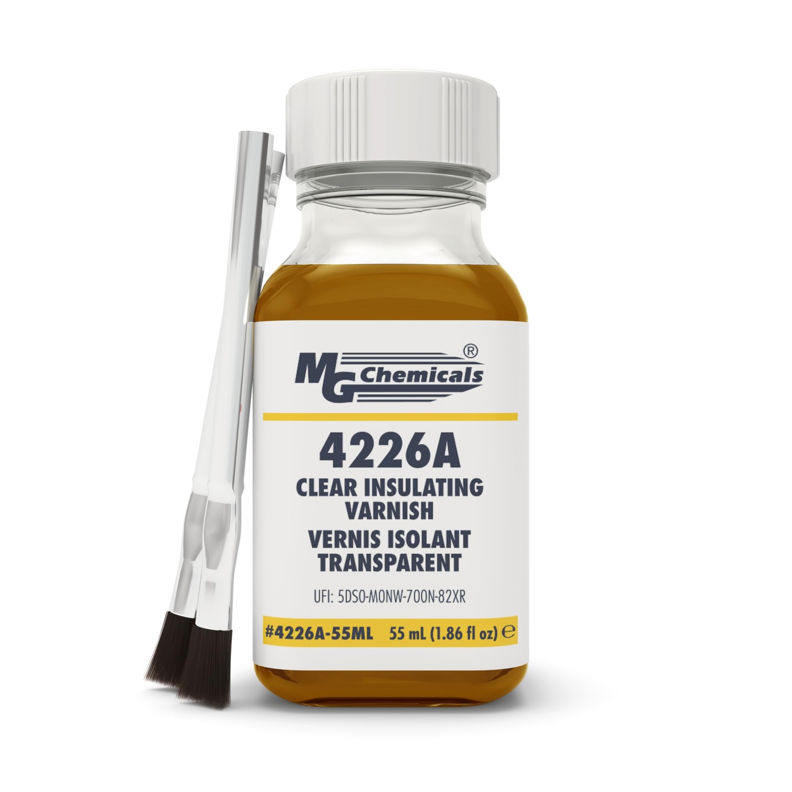 MG Chemicals 4226A Clear Insulating Varnish, 55 ml Liquid – High Dielectric