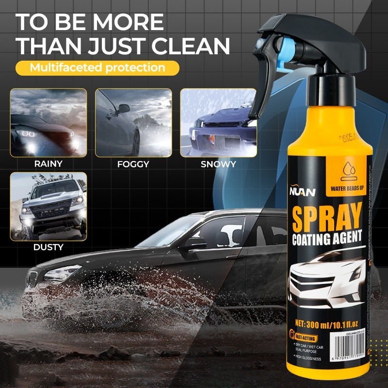 3PACK 300ML Advanced Car Quick-Acting Coating Agent Spray, Car Coating Spray
