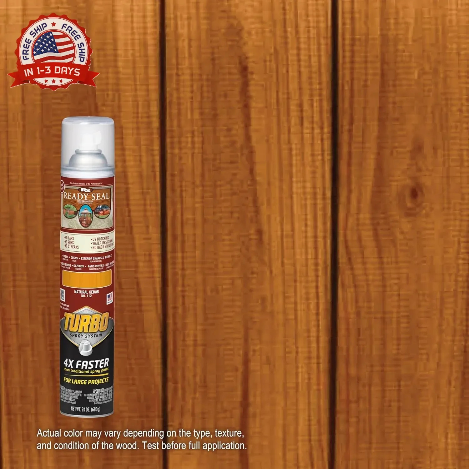 Ready Seal Exterior Wood Stain | Turbo Spray System | Professional Grade Oil-Bas