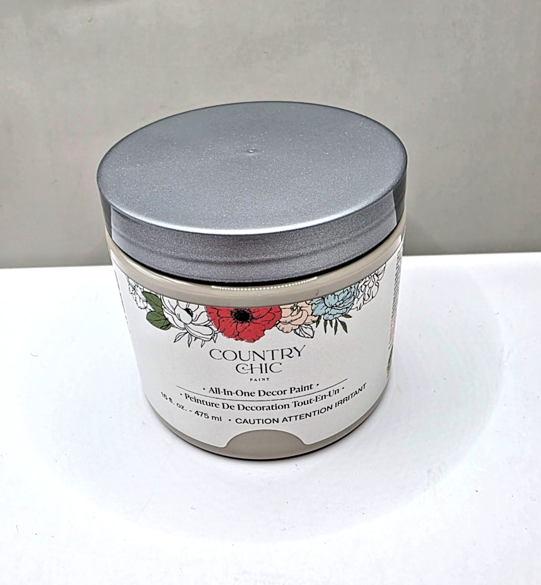 Country Chic Paint Soiree All-in-One Decor Furniture Chalk Style Paint 16oz Grey