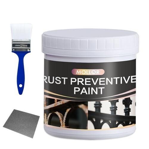 2-in-1 Rust Converter & Metal Primer – Automotive Rust Inhibitor Paint, 17.5 Oz