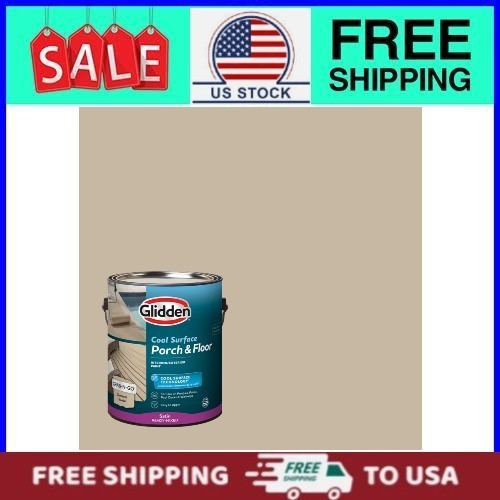 Glidden Glidden Porch and Floor Summer Suede, 1 Gallon Cool Surface Technology