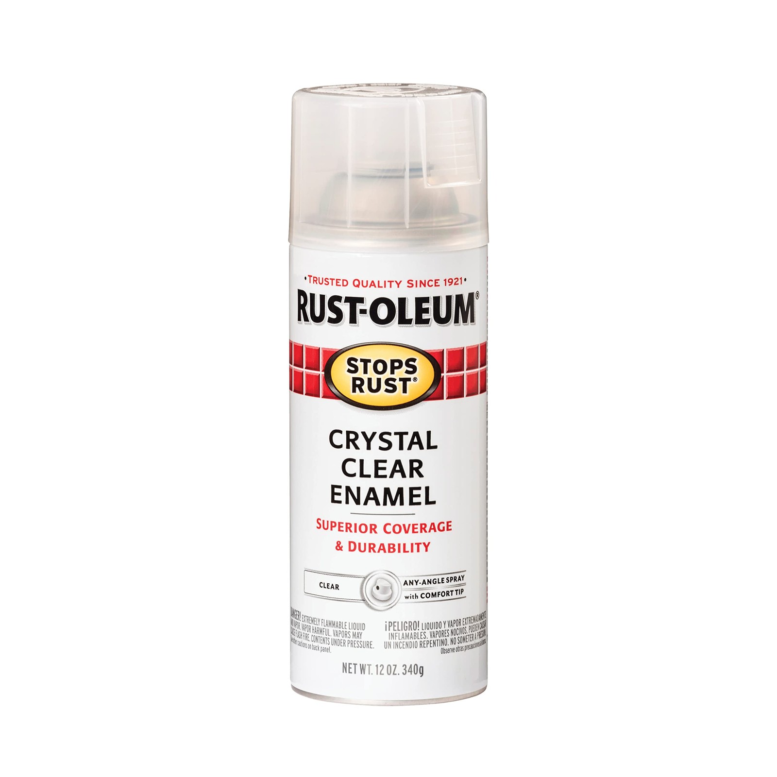 Rust-Oleum 7701830 Stops Rust Spray 12 Ounce (Pack of 1), Gloss Crystal Clear