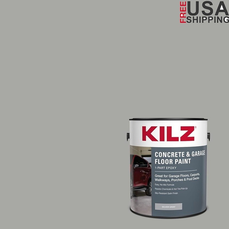 Durable Epoxy Floor Paint Scuff Resistant Indoor Outdoor Slip Resistant 1-Part
