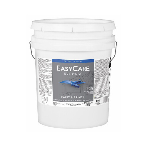 EasyCare EVDESEP-5G Everyday Exterior Latex Paint, Satin, Pastel Base, 5 Gallon