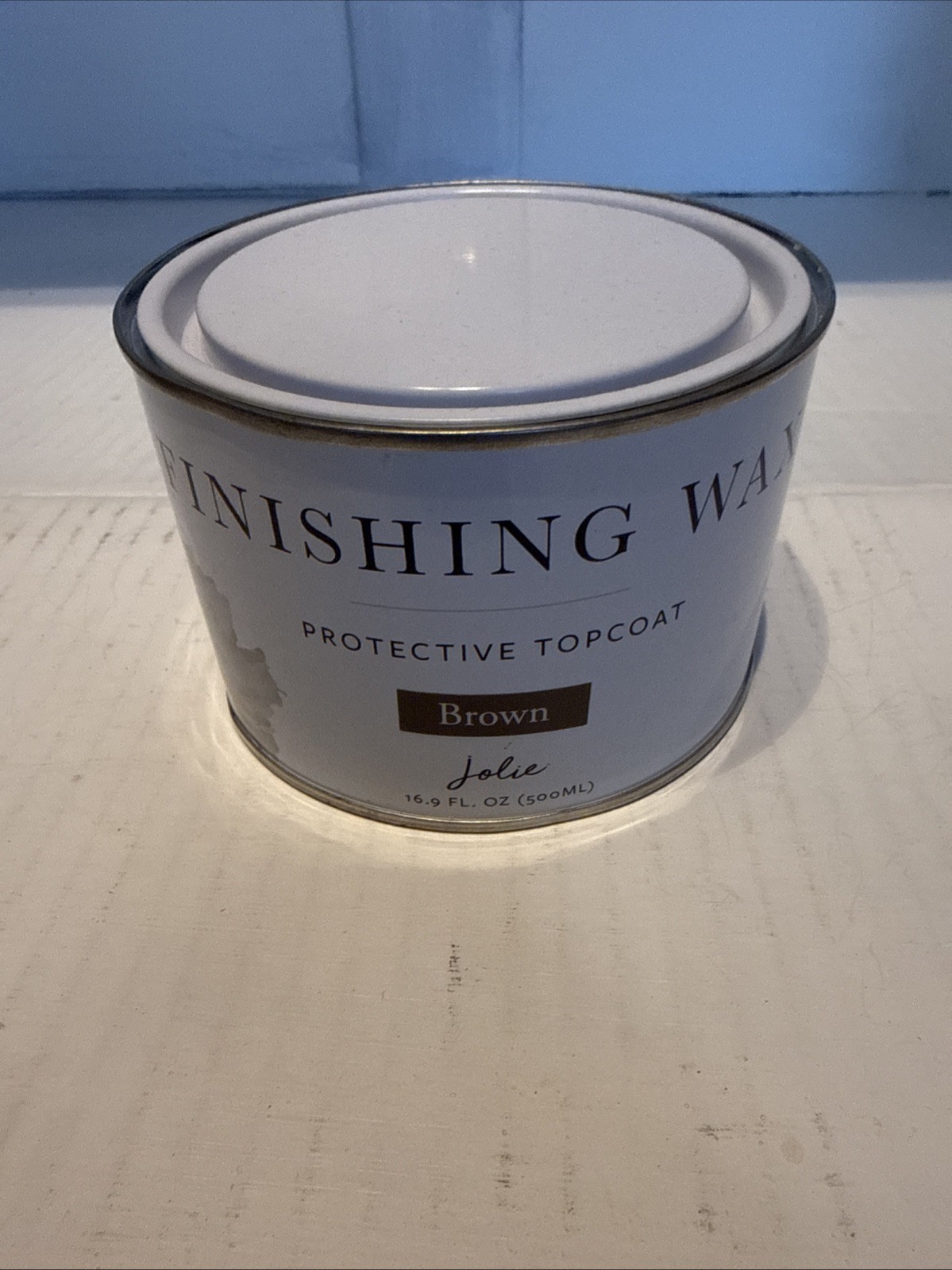 Jolie Brown Finishing Wax Protective Topcoat- 16.9oz, 500ml