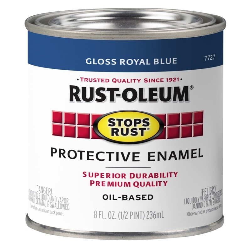Gloss Enamel Paint Stops Rust Oil Based Metal Wood Ceramic Quick Drying 6 Pack