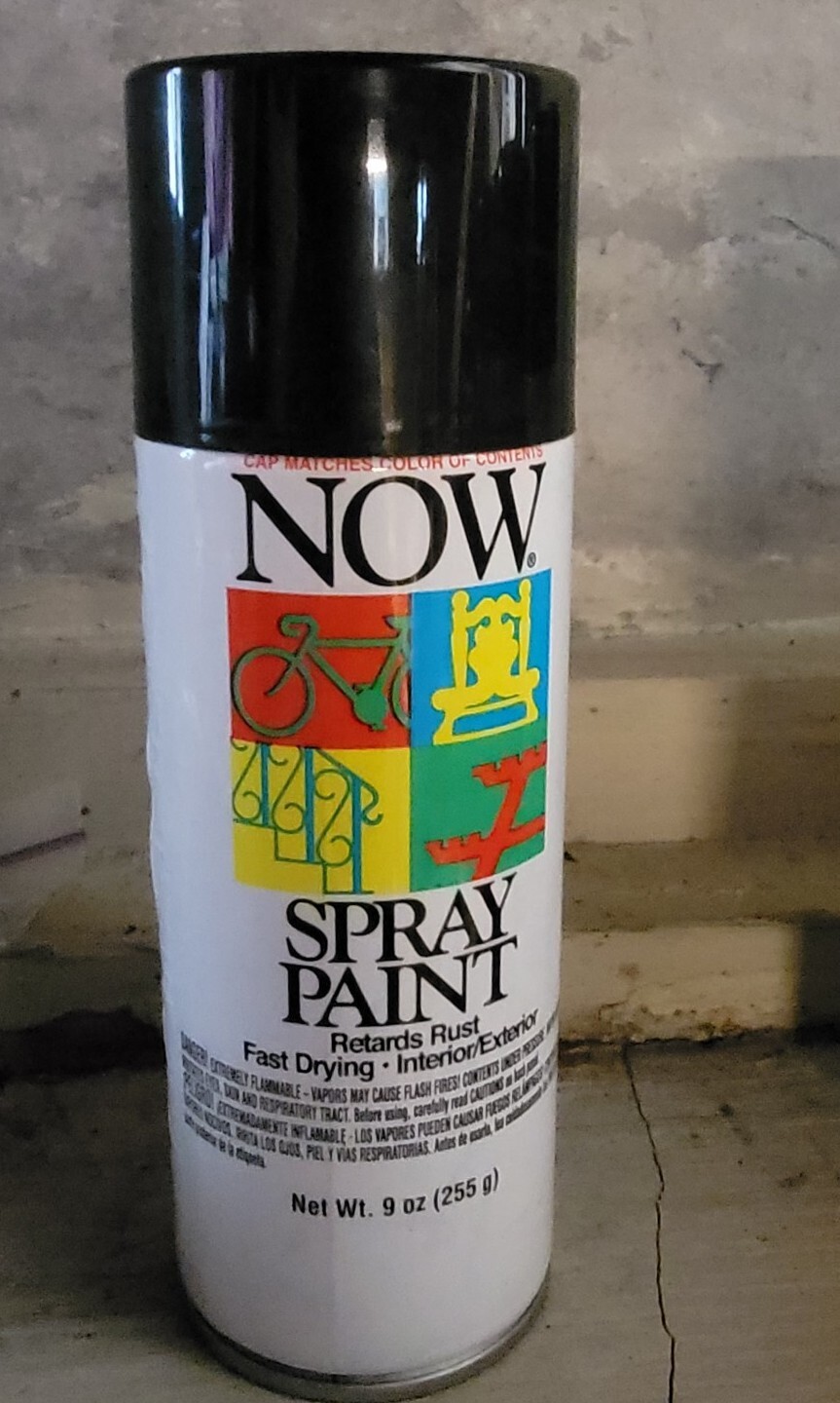 Krylon I21211007 Now Spray Paint, 9-Ounce, Black