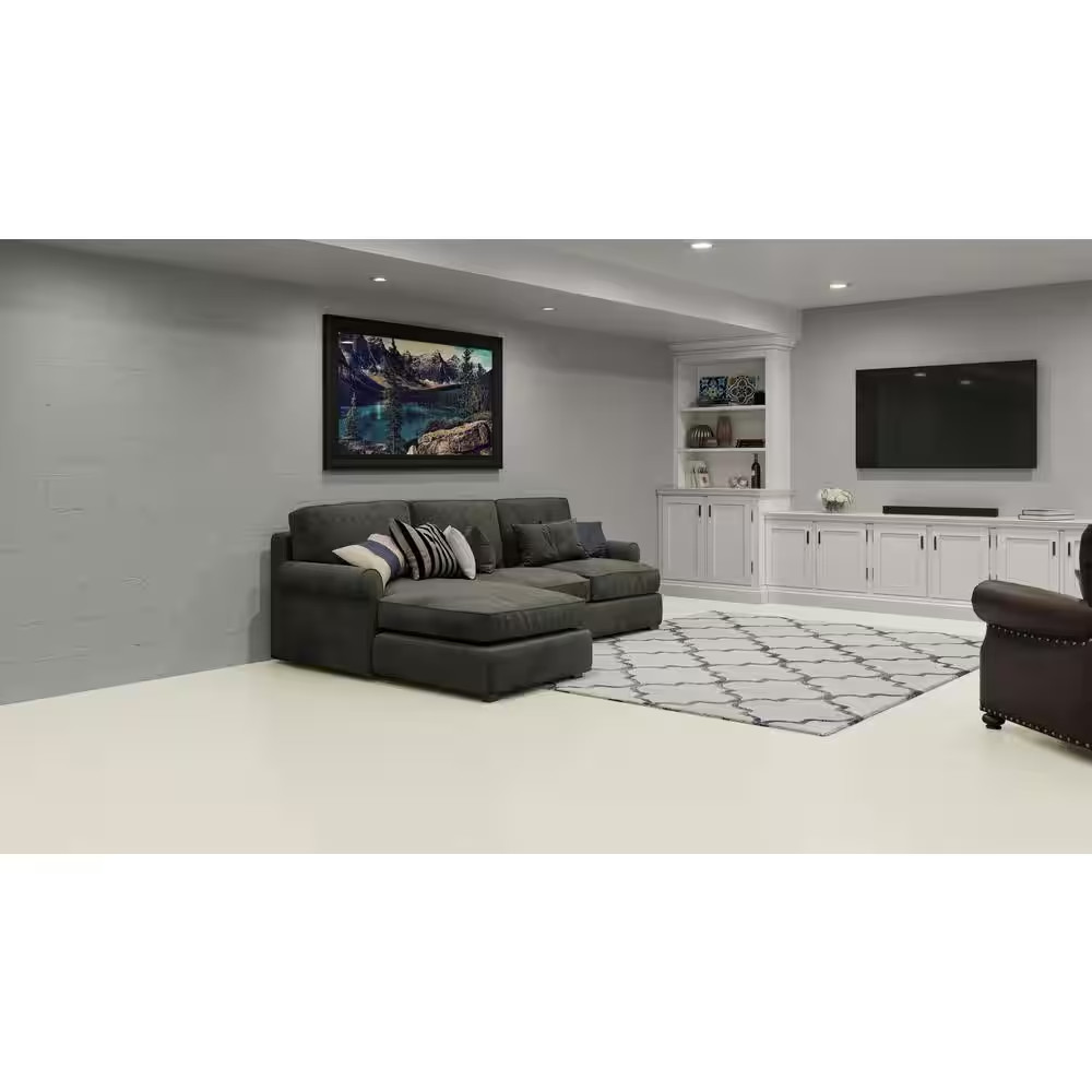 Original 5 Gal. Gray Flat Latex Interior/Exterior Basement and Masonry Waterproo