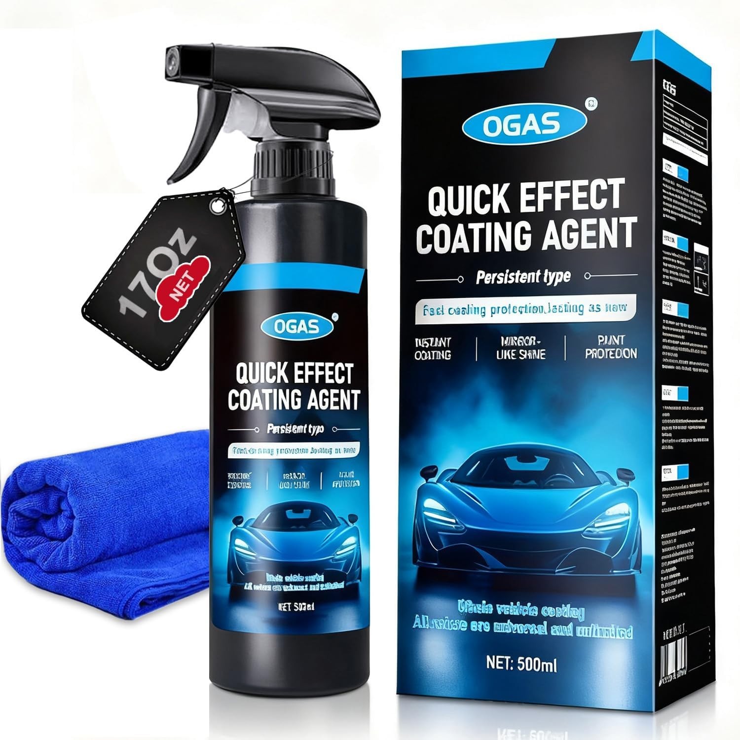 Car Coating Spray, Ceramic Coating for Car Wax Polish Paint Protection, Automoti