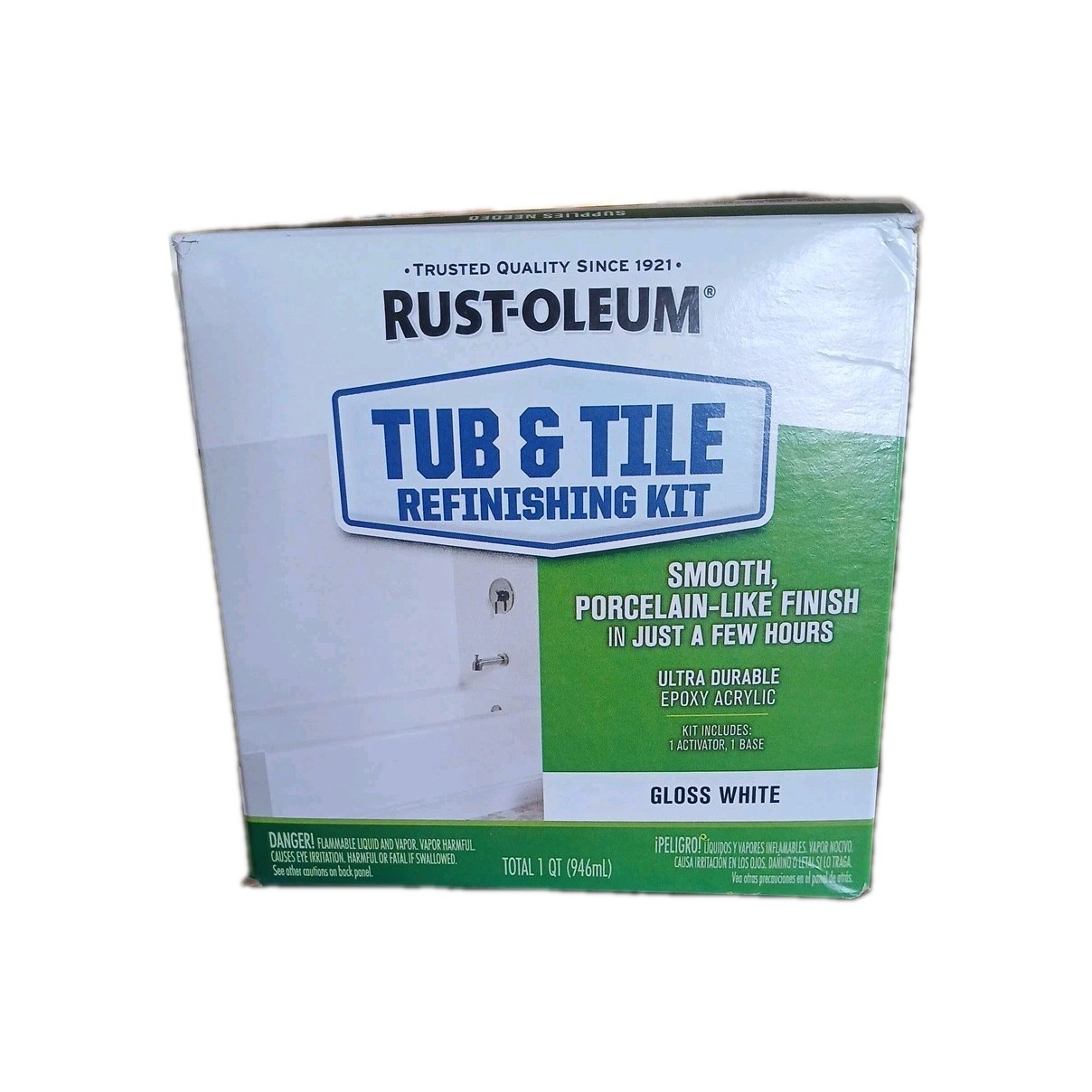 Rust-Oleum Tub & Tile Refinishing Kit Gloss White