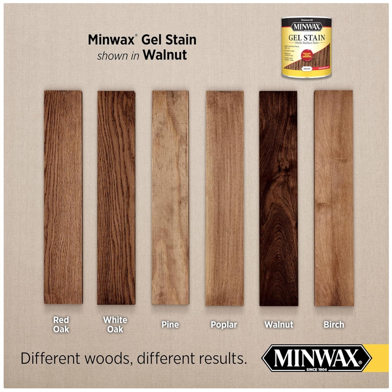 Walnut Gel Stain Quart – Non-Drip Formula^