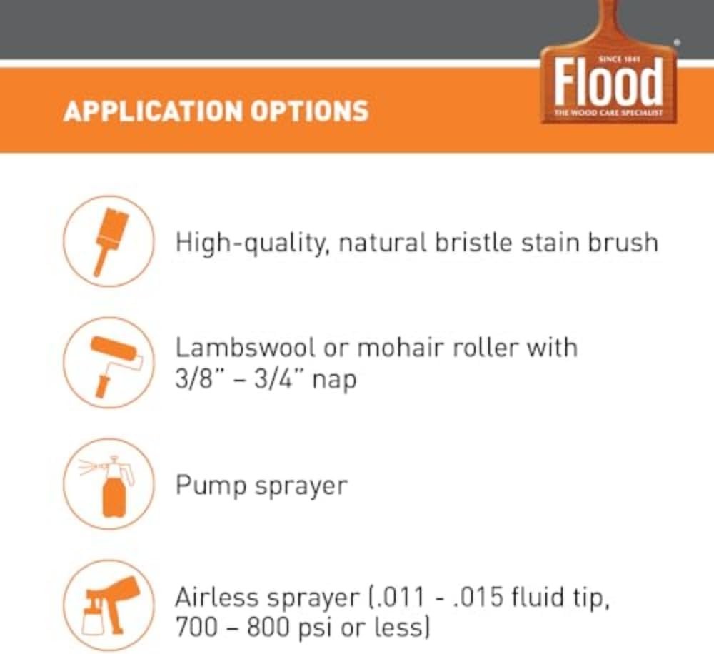 Flood FLD527 1 Gal. Honey Gold Transparent CWF-UV Exterior Wood Stain