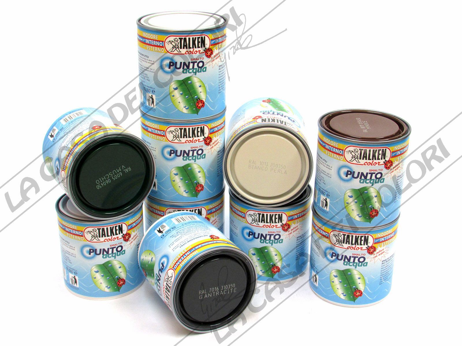 TALKEN – WATER POINT – 500 ml – ALKY WATER ENAMEL – VARIOUS COLORS