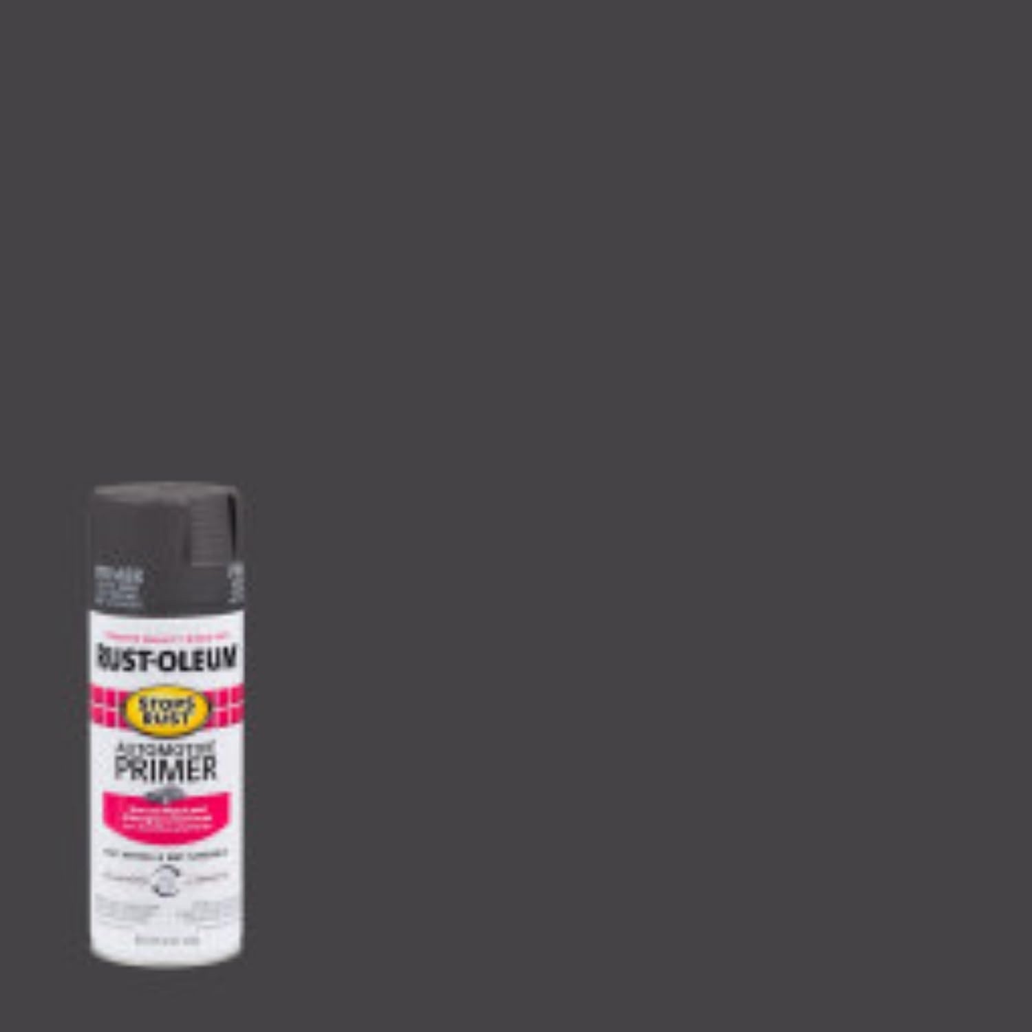 Rust-Oleum 2089830-6PK Stops Rust Automotive Primer Spray, 12 oz, Flat Dark Gray