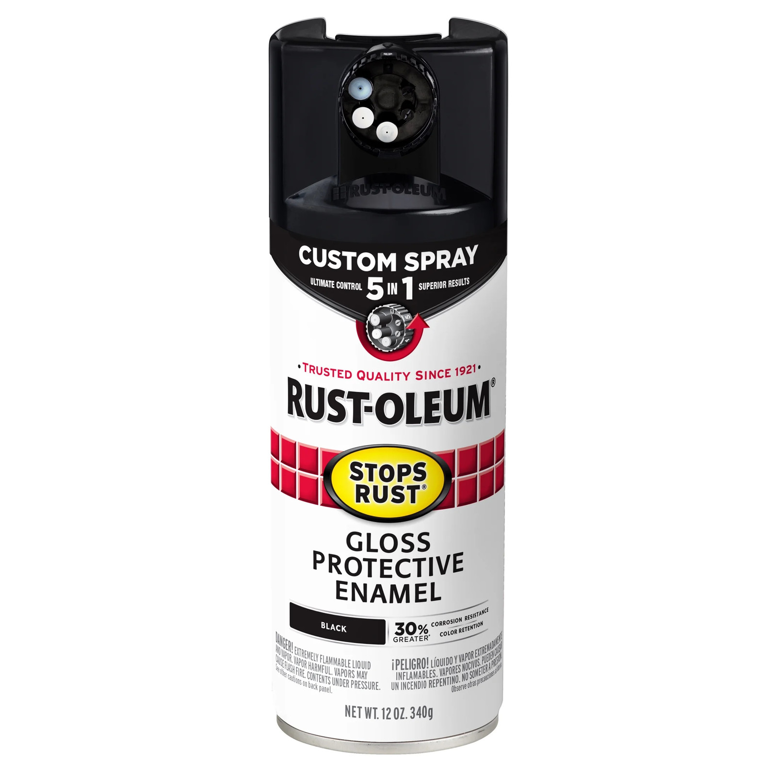 RUST-OLEUM SPRAY PAINT Stops Rust 12 Oz Cans—-Choose Your Color