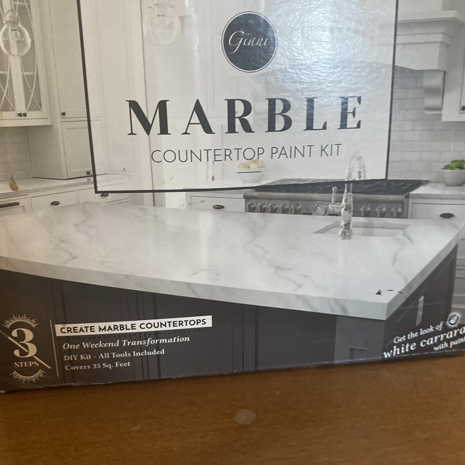Giani Marble Countertop Paint Kit (Carrara White)