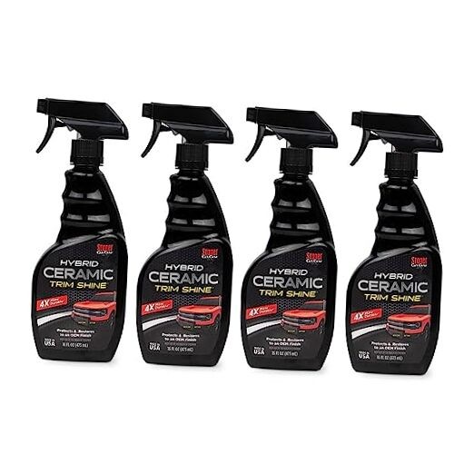92333-4PK Hybrid Ceramic Trim Shine – Restores Faded Plastic & Vinyl Pack of 4