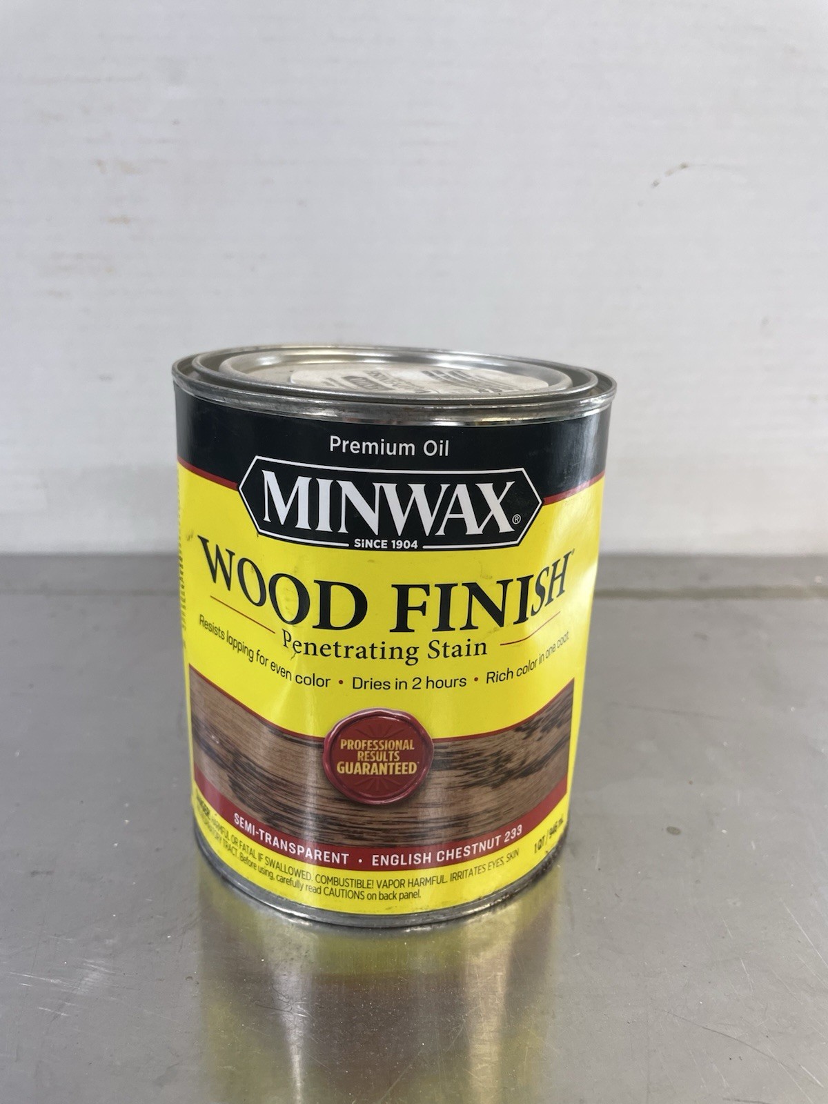 Minwax Wood Finishing Penetrating Stain English Chestnut233, 1 Quart, New Sealed