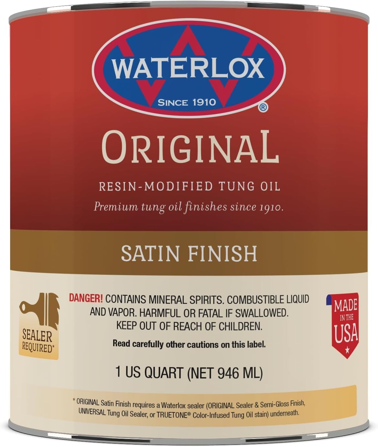TB 6044 Original Satin Finish, Quart, 32 Fluid Ounces