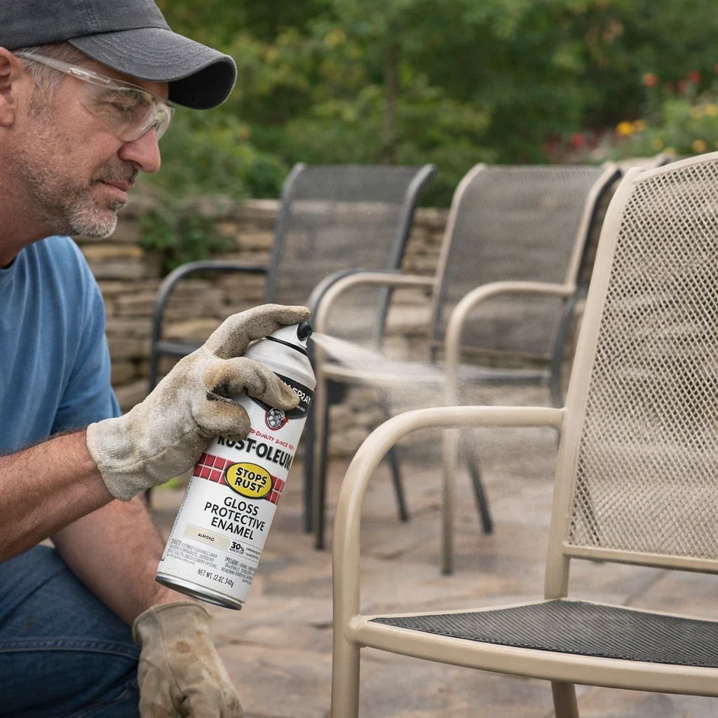 5 Pack. Rust-Oleum Custom Spray 5-in-1 Almond 12 oz Adjustable Spray