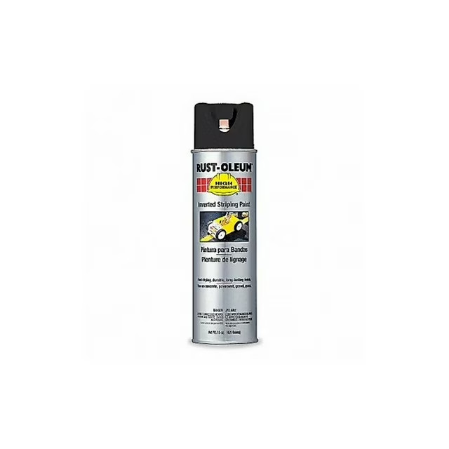 RUST-OLEUM 2378838 Inverted Striping Paint, 18 oz., Black, Solvent -Based