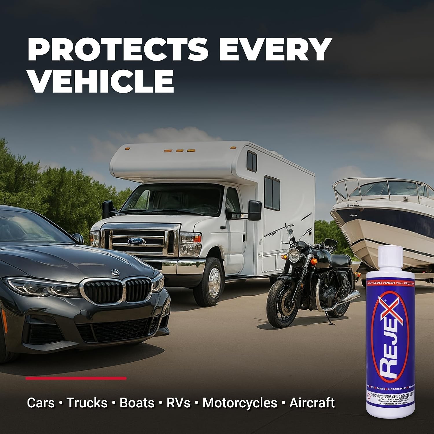 High Gloss Finish That Protects Long-Lasting Polymer Coating for Cars Trucks