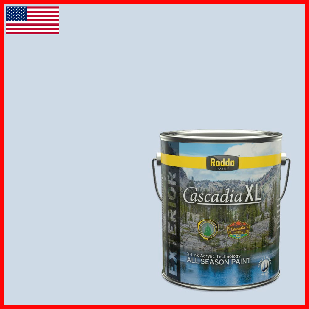 Rodda Paint Rodda Cascadia Xl Exterior Satin In One 1-Gallon Atmospheric