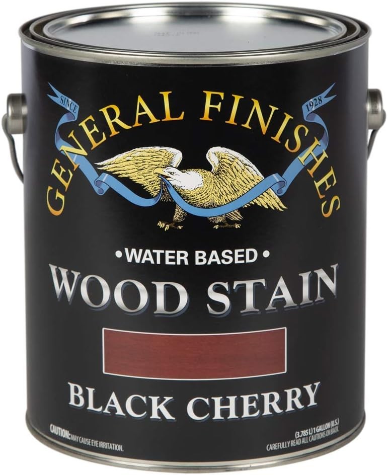 Water Based Wood Stain 1 Gallon Black Cherry