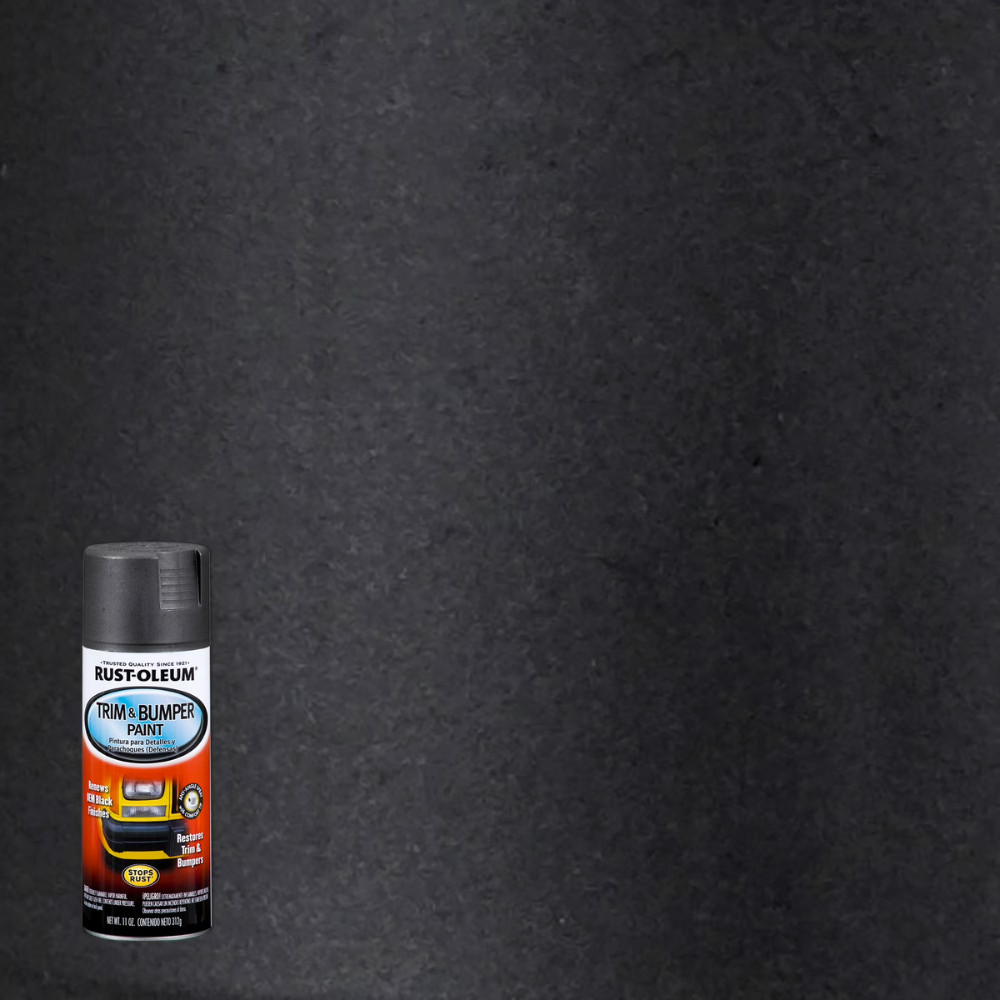 (2 Pack) Rust-Oleum Automotive Trim and Bumper Matte Spray Paint, Black, 11 oz