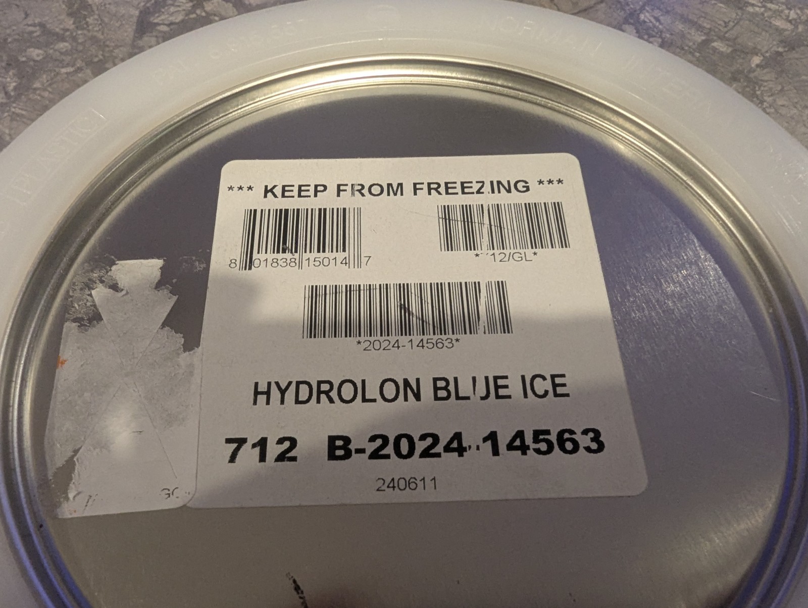 Olympic Hydrolon Pool Paint 712 Blue Ice 1 Gallon- Brand New & Sealed
