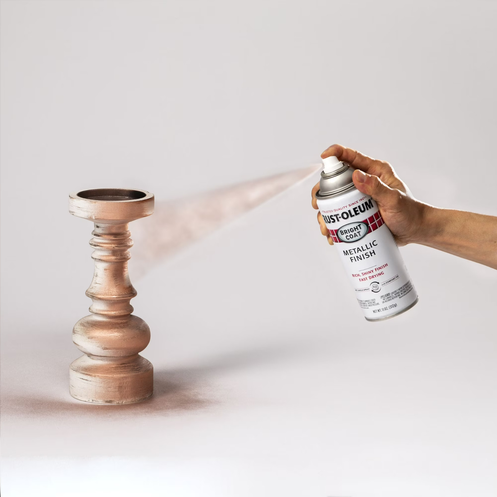 4 Pack Rust-Oleum Bright Coat Metallic Spray Paint Copper 11 oz 314417 – New