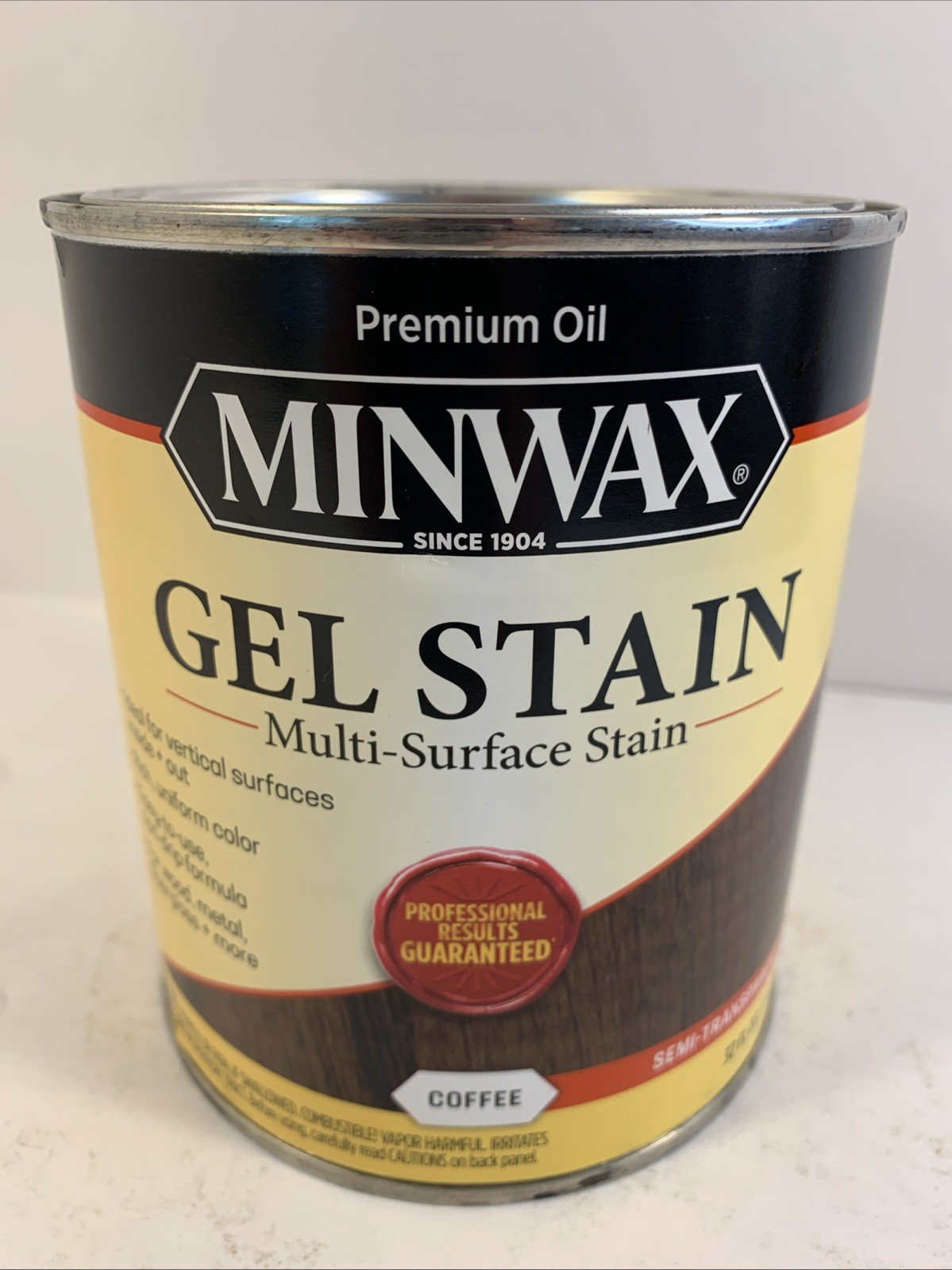 Minwax Gel Stain for Interior Wood Surfaces 1 Quart Coffee