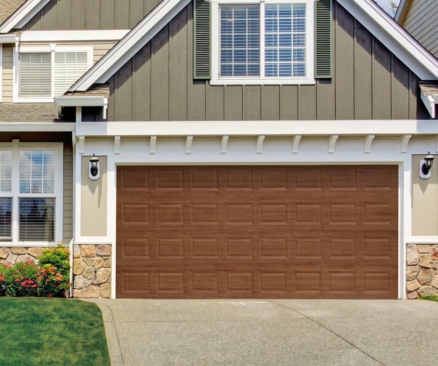 Wood Look Paint Kit for Garage Doors English Oak