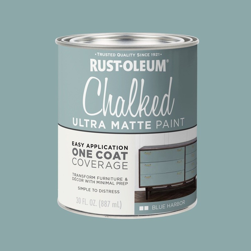 Ultra Matte Chalked Paint Quart Multi-Surface Low Odor Distress Finish New