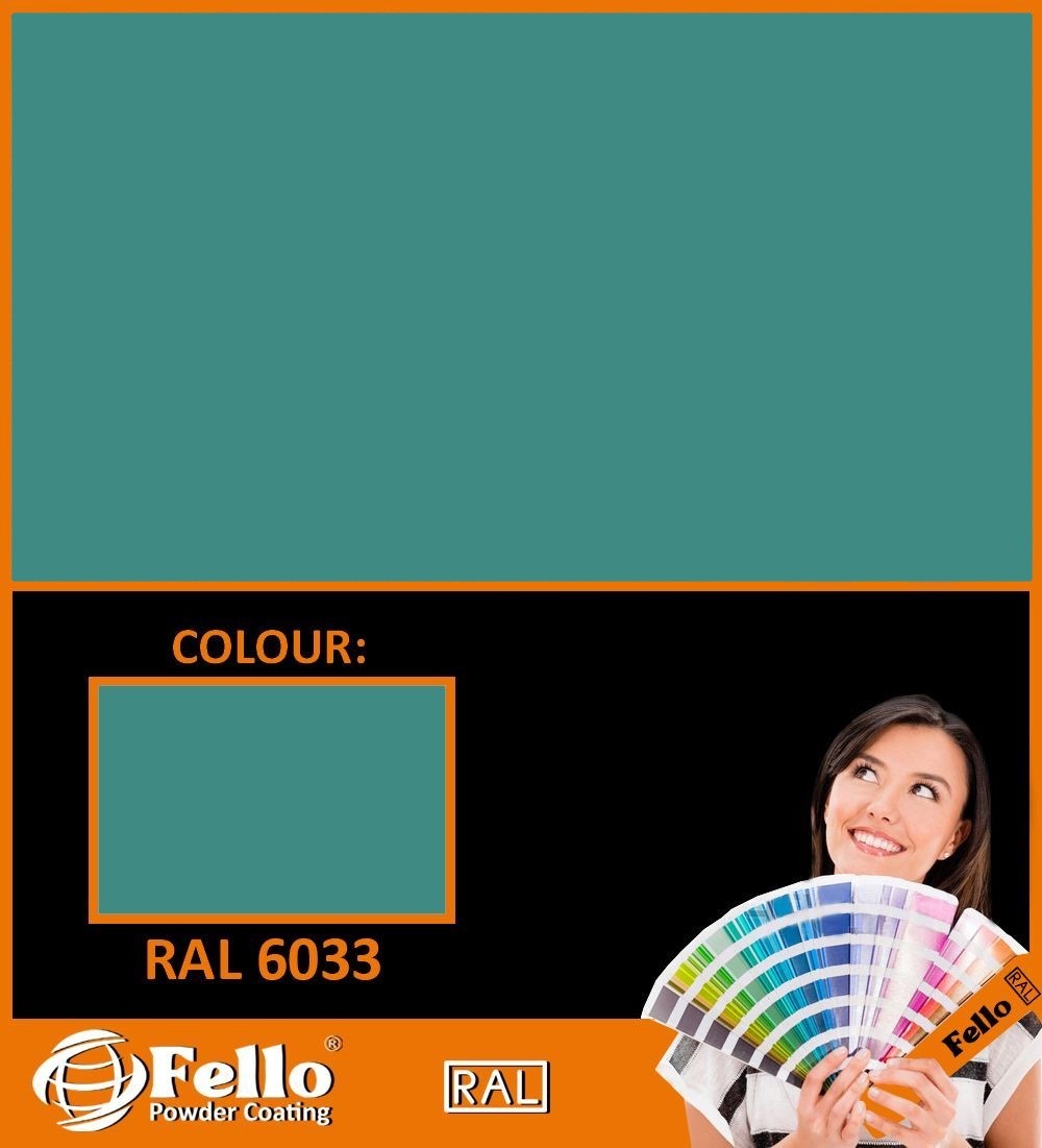 FELLO powder coating – RAL 6033 turquoise mint 5KG