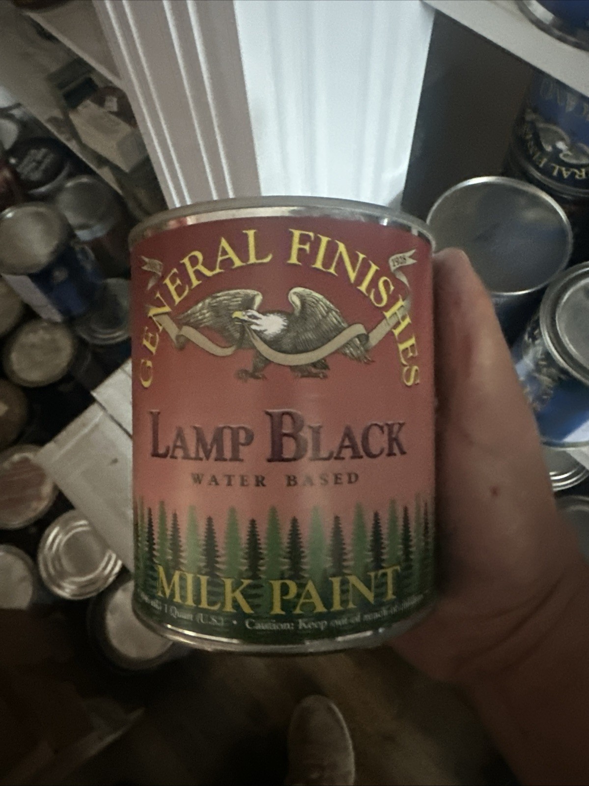 Lamp Black Milk Paint Quart