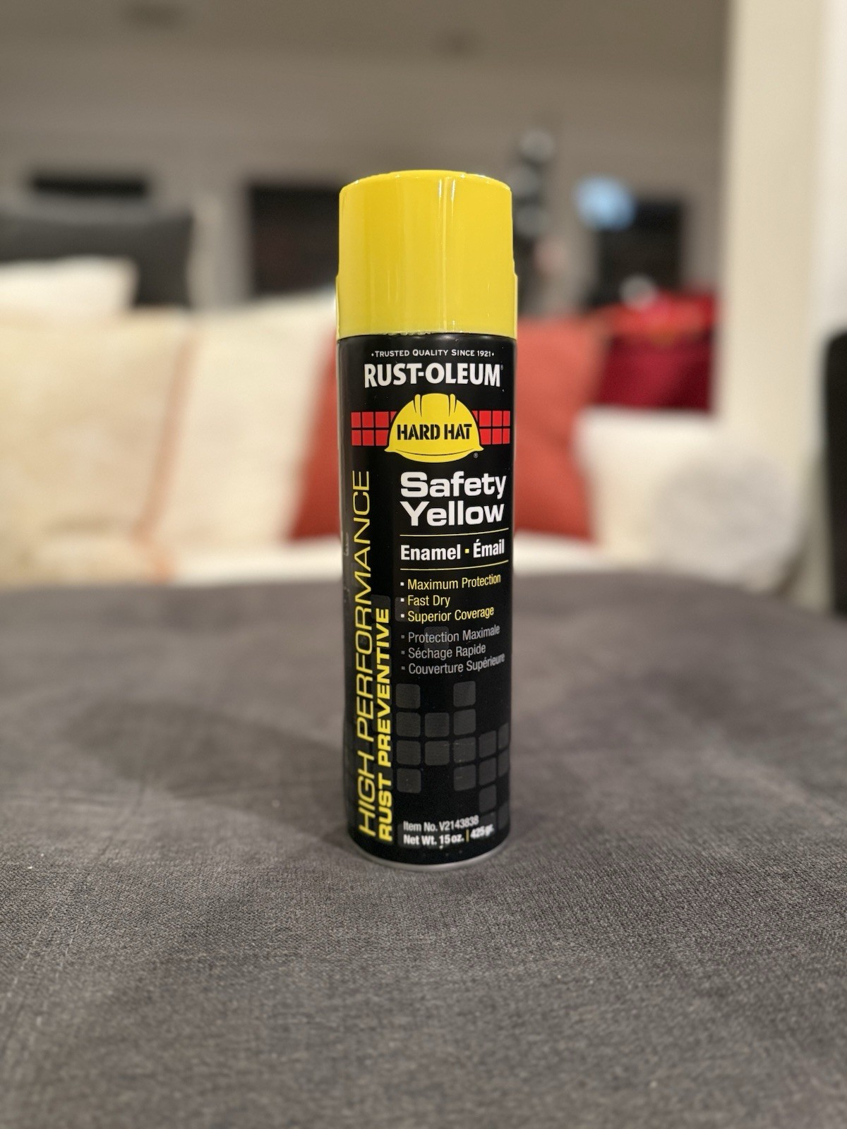 Rust-Oleum V2148838 Rust Preventative Spray Paint, Equipment Yellow, Gloss 1 CAN