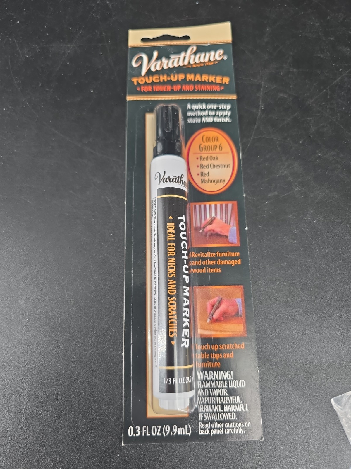 Varathane Wood Stain Touch-Up Marker For Red Oak Chestnut Mahogony Rustoleum