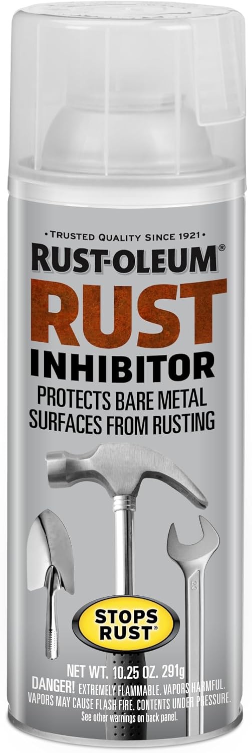 Stops Rust Corrosion Inhibitor Spray, Clear Anti‑Rust Coating for Metal LongLast