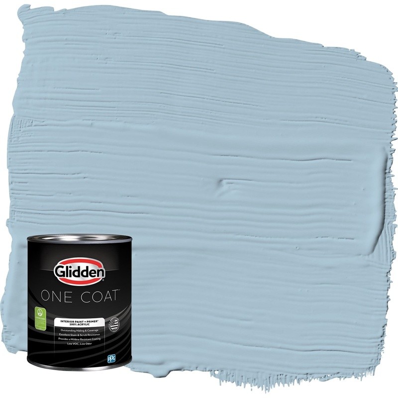 One Coat Interior Paint Low Odor VOC Mildew Resistant Washable Acrylic Coverage