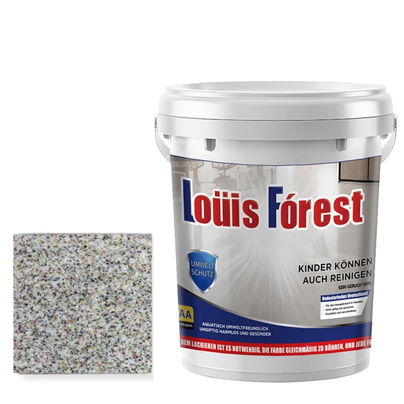 High-Gloss Marble Effect Epoxy Floor Coating, Epoxy Floor Paint (55ML)